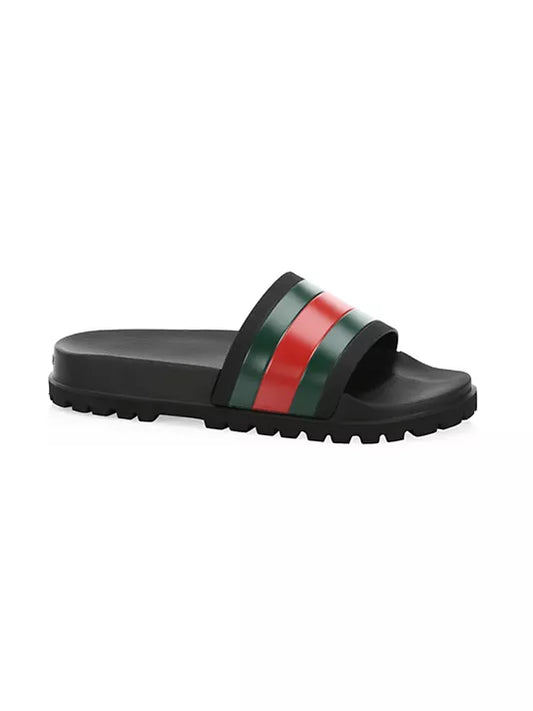 Gucci Web Slide Sandals