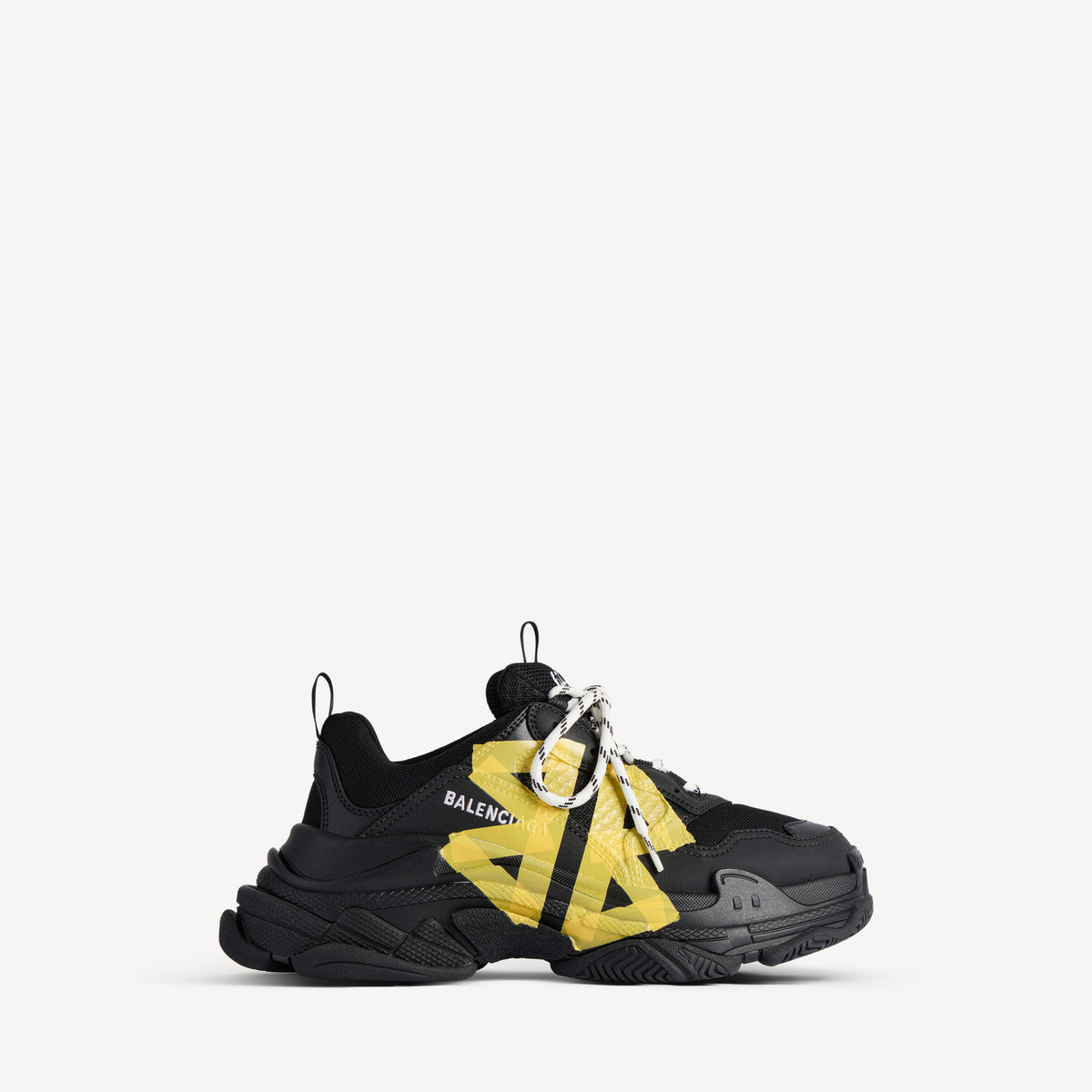 Black & Yellow Chunky Sneakers
