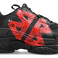 Balenciaga Triple S Black & Red Sneakers