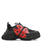 Balenciaga Triple S Black & Red Sneakers