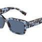 Dolce & Gabbana DG4460 Shiny Black/Grey (501/87) Sunglasses