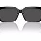 Dolce & Gabbana DG4460 Shiny Black/Grey (501/87) Sunglasses