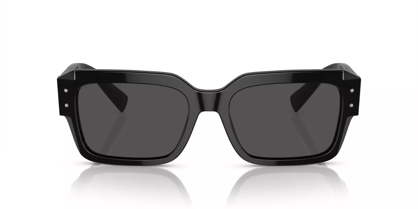 Dolce & Gabbana DG4460 Shiny Black/Grey (501/87) Sunglasses